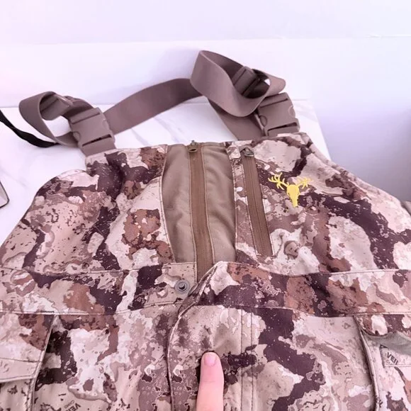 Hot Shot Men’s Elite Insulated Camo Hunting BIB VOTED ONE OF THE TOP 5 OF 2025!! - Picture 8 of 8